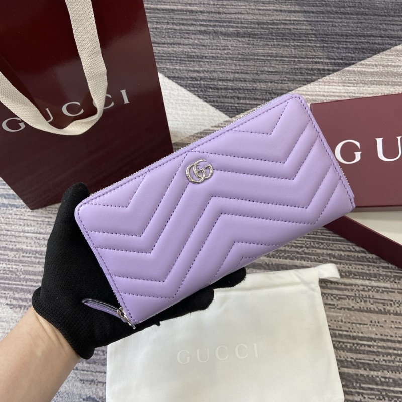 GG Marmont Zip Around Wallet “19*10.5*2CM” 062