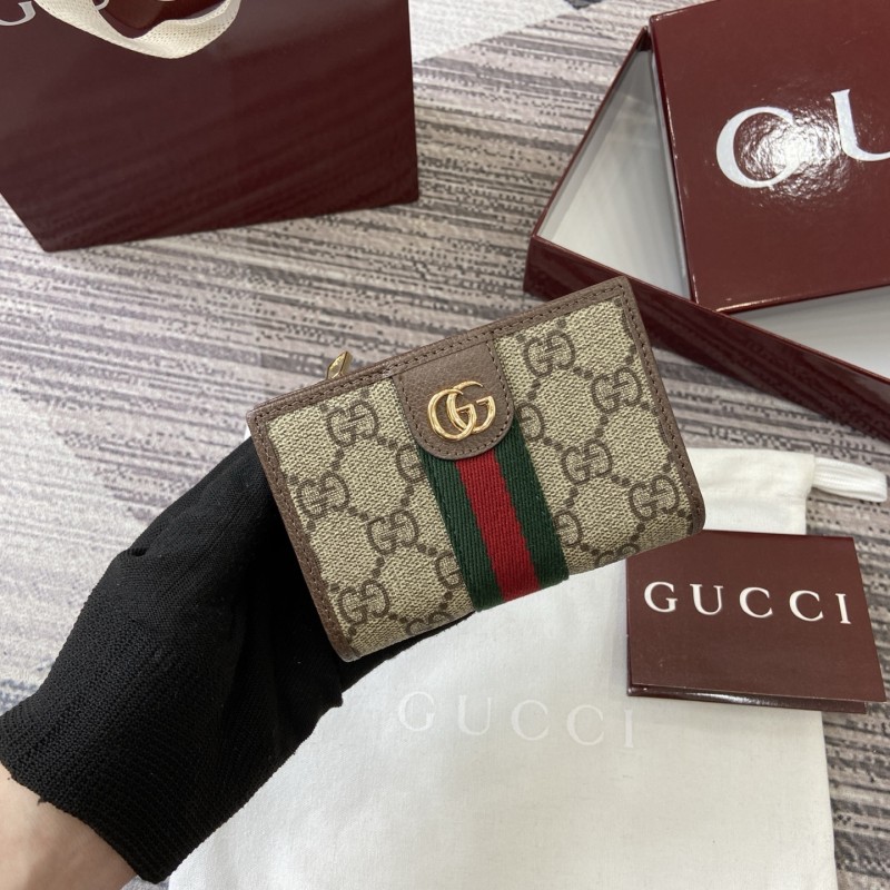 Horsebit 1955 GG Supreme Bi-fold Wallet “11*8.5*3CM” 012