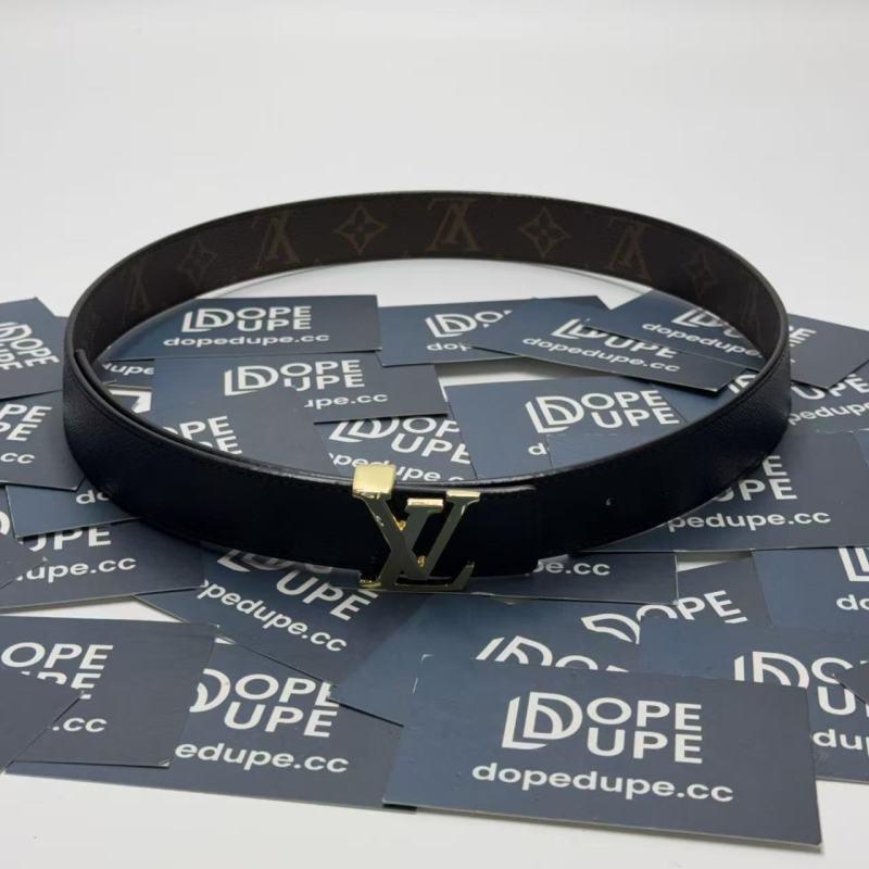 Men LV Initiales Blason 30mm Reversible Belt