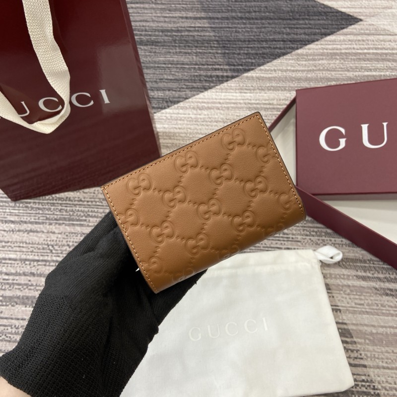 GG Emblem Bi-fold Wallet “11*8.5*3CM” 022