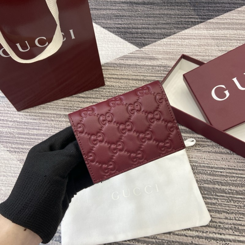 GG Emblem Bi-fold Wallet “11*8.5*3CM” 012