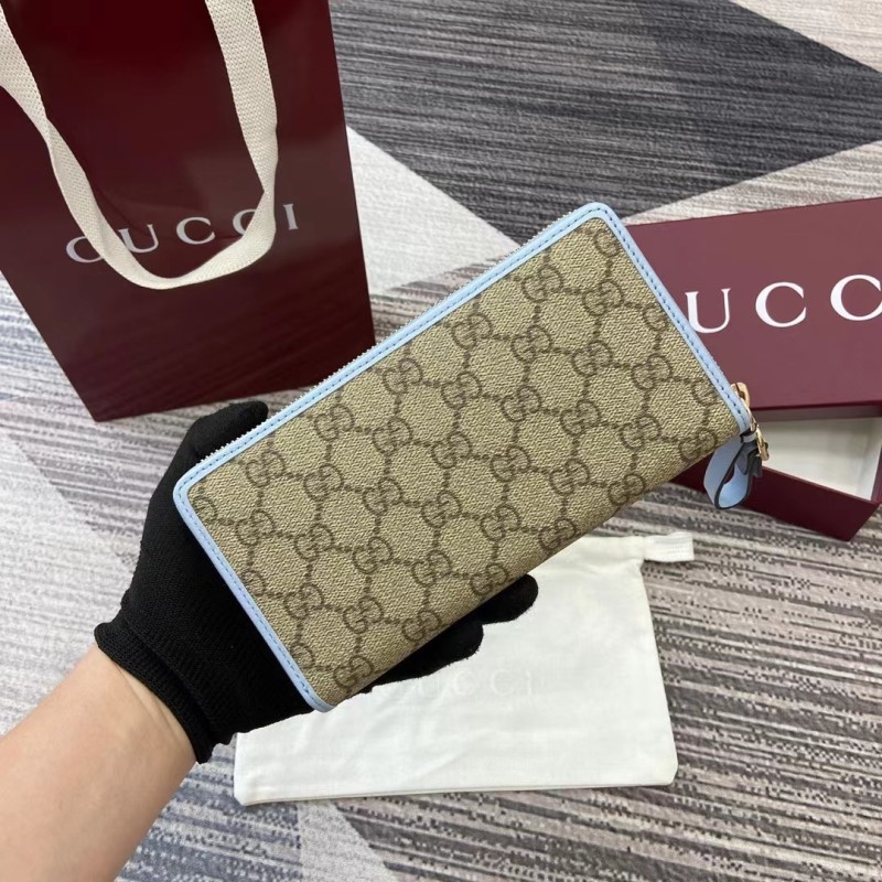 GG Emblem Zip Around Wallet “19*10.5*2.5CM” 042