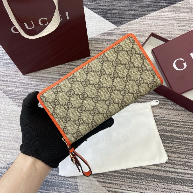 GG Emblem Zip Around Wallet “19*10.5*2.5CM” 042