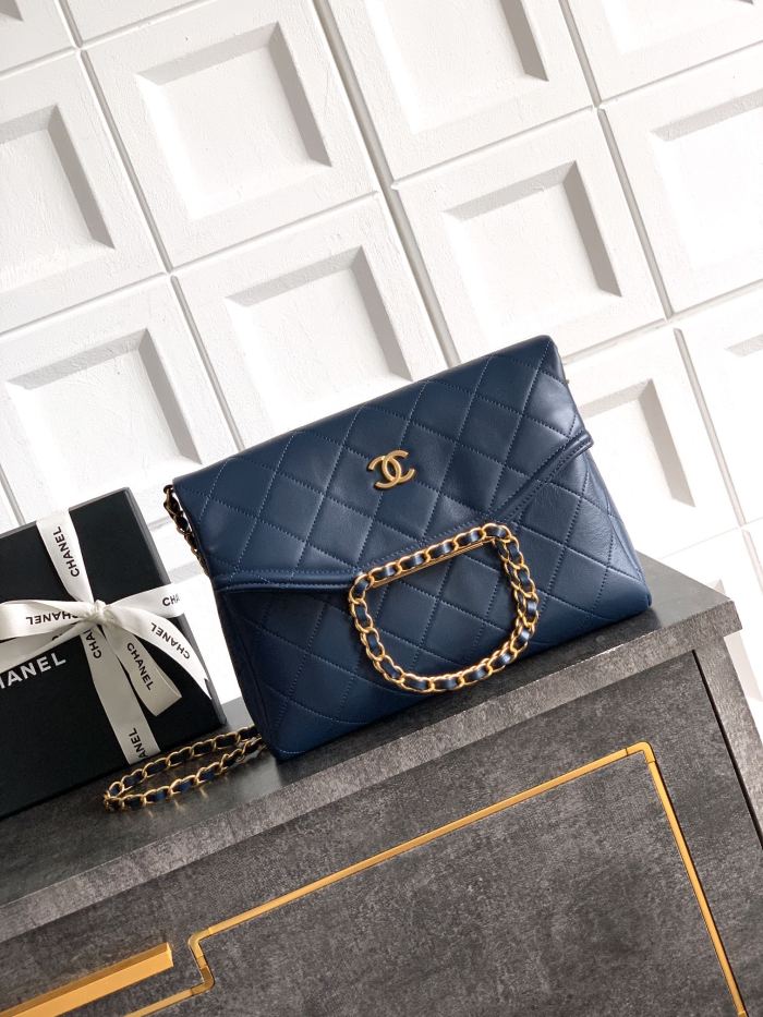 25K Large Shopping Bag with Chain Handle “28x20x6.5cm”-0301 =AS6360