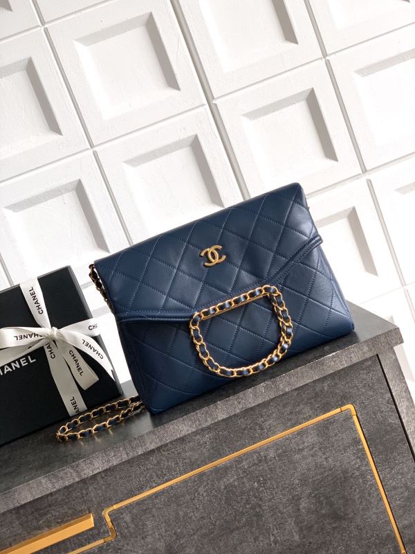 25K Large Shopping Bag with Chain Handle “28x20x6.5cm”-0301 =AS6360