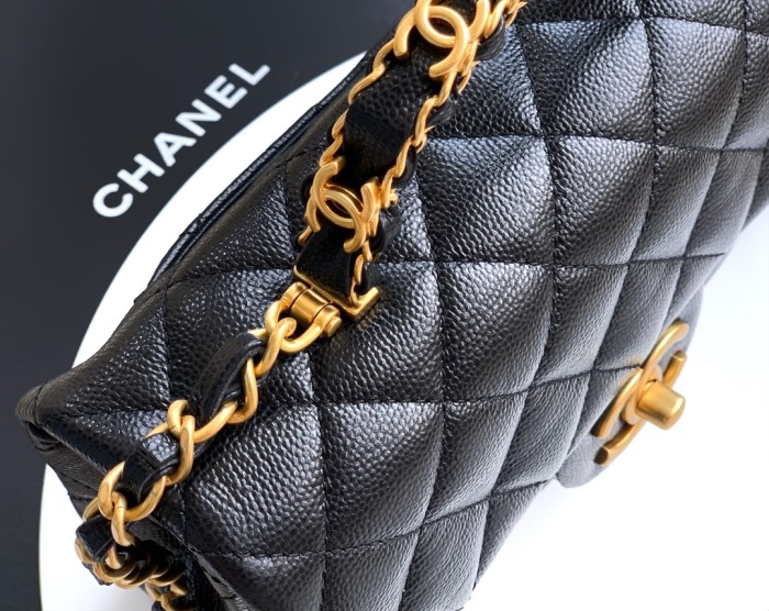25B Medium Handle Flap Bag “12x19.5x6.5cm”-007 =AS5595