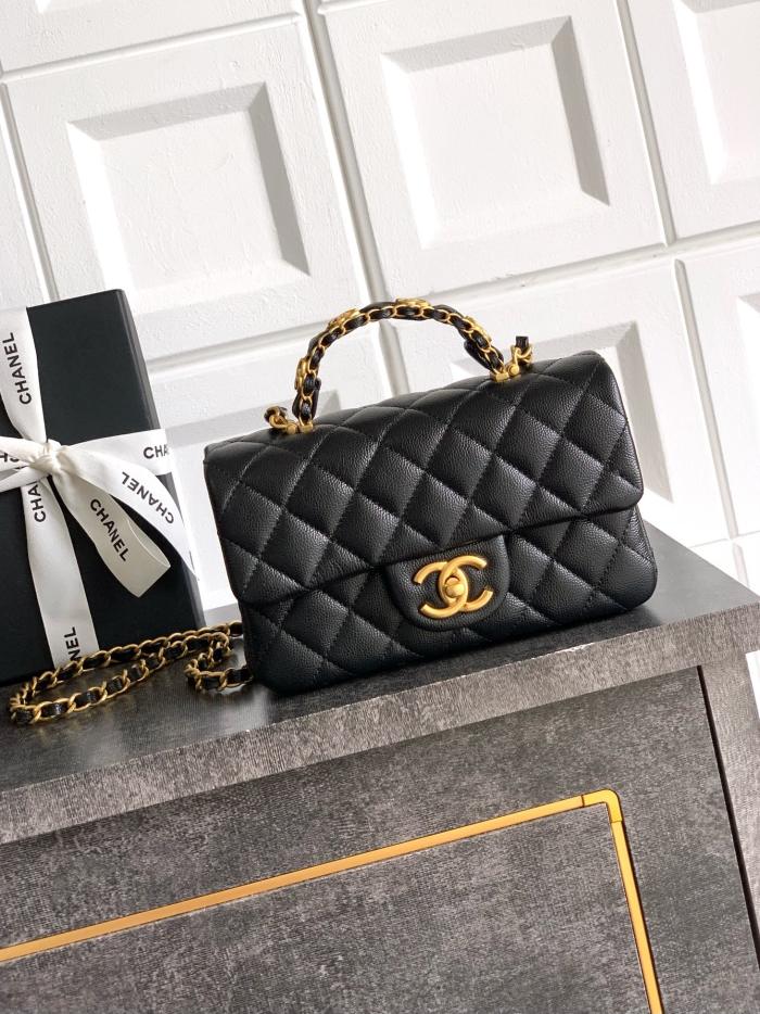 25B Medium Handle Flap Bag “12x19.5x6.5cm”-007 =AS5595