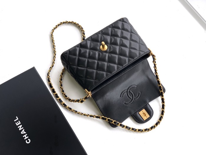 Mini Flap Bag with Top Handle “14x20x6cm”-007 =AS5145