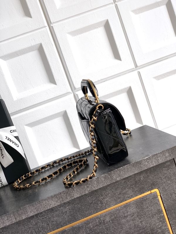 25K Mini Flap Bag with Top Handle “18x4.5x13cm”-086 =