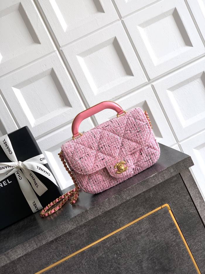 25K Mini Handle Flap Bag “18x4.5x13cm”-086 =5805