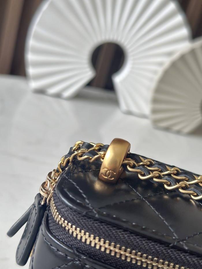 24C Mini Vanity Case with Double Pearl Crush “11cm”-085 =