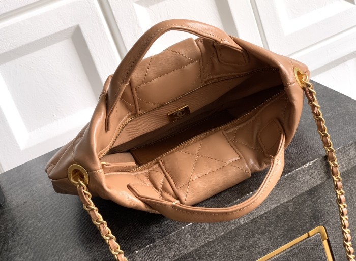25K Caramel Bow Bag “18x26x5cm”-007 =AS5852