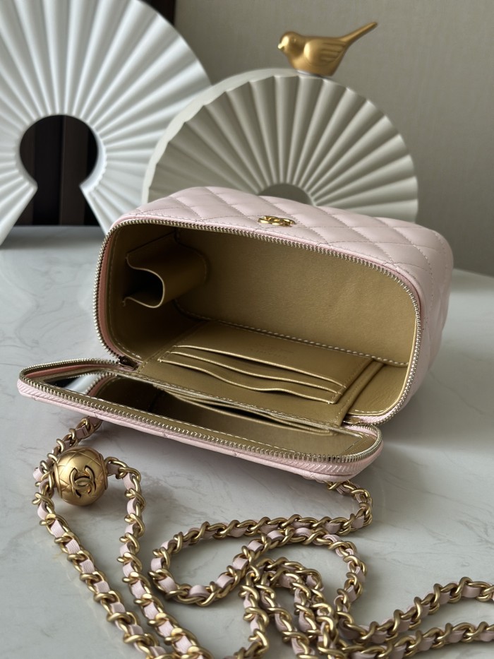 Pearl Crush Mini Vanity Bag “16x9.5x8cm”-006 =66015