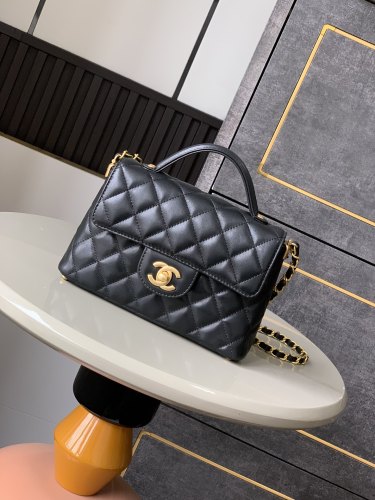 Mini Flap Bag with Top Handle “14x20x6cm”-007 =AS5145