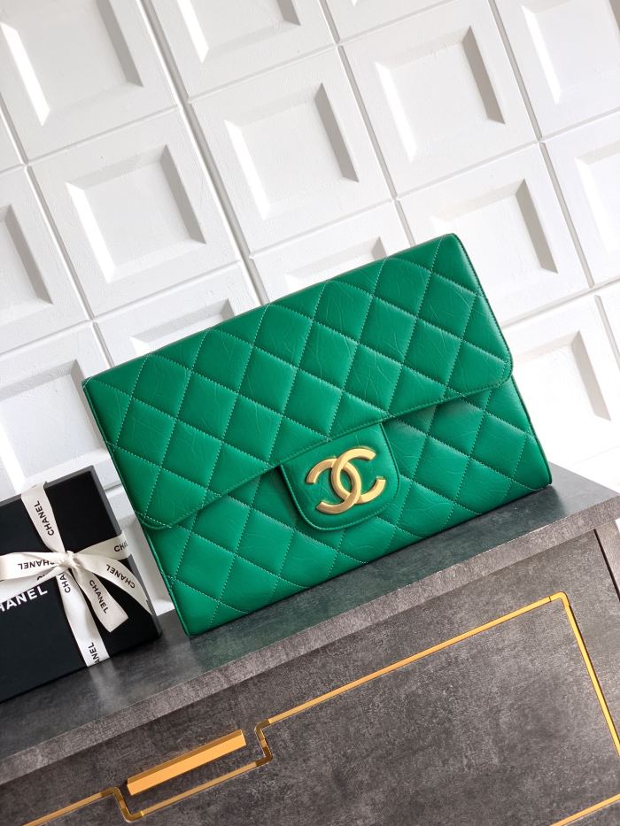 Maxi Classic Flap Clutch “27.5x41x6.5cm”-009 =01114