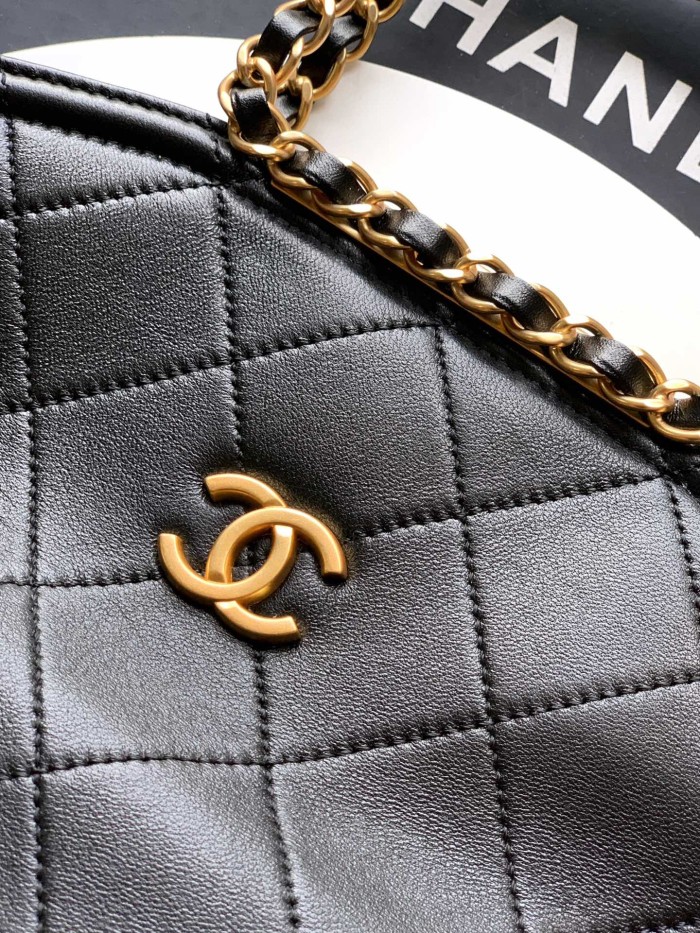 25K Large Shopping Bag with Chain Handle “28x20x6.5cm”-0301 =AS6360