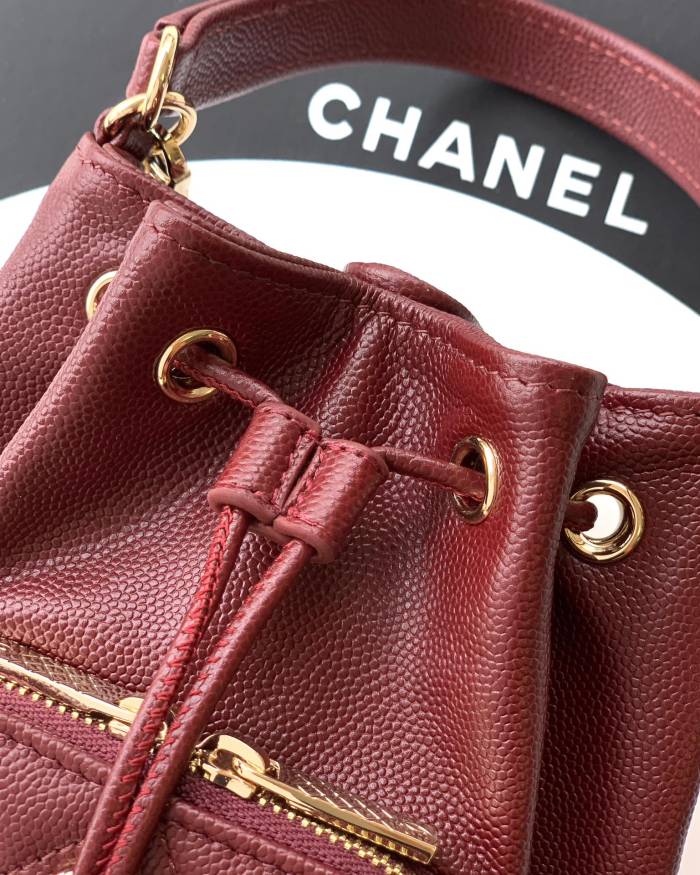 Business Affinity Mini Bucket Bag “12.5x10x7cm”-055 =AP2913
