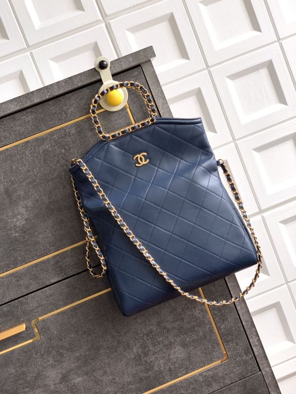 25K Large Shopping Bag with Chain Handle “28x20x6.5cm”-0301 =AS6360