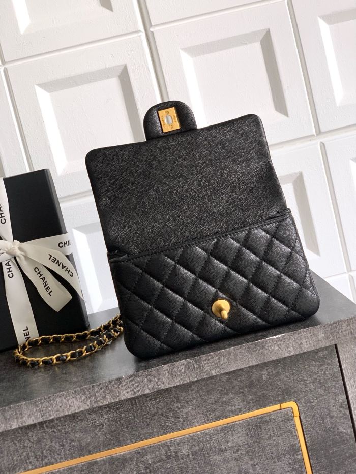 25B Medium Handle Flap Bag “12x19.5x6.5cm”-007 =AS5595