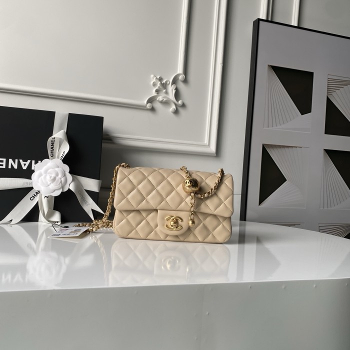 Pearl Crush Mini Rectangular Flap “20cm”-056 =AS1787