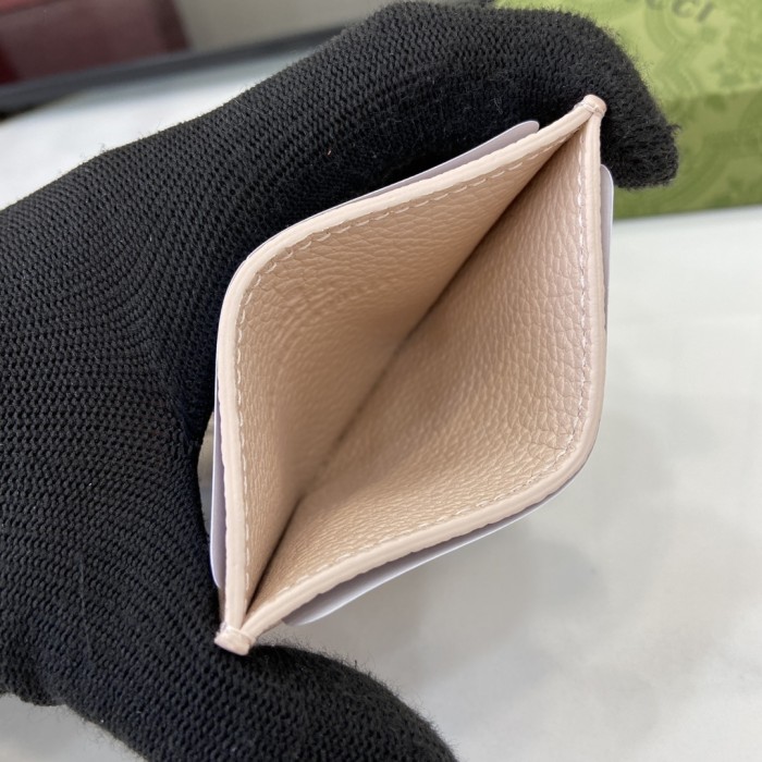 GG Embossed Leather Card Holder “10*7CM” 041