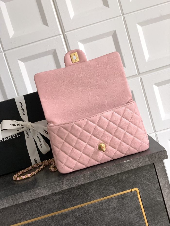 Mini Flap Bag with Top Handle “13.5x22.5x6cm”-037 =AS5145