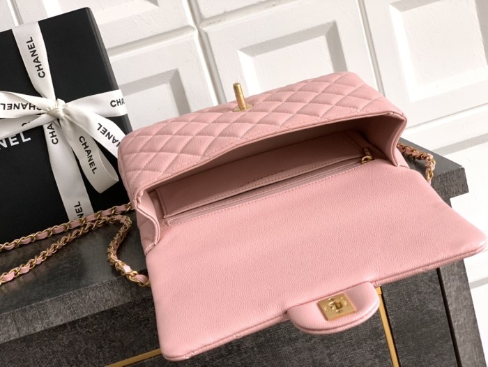 Mini Flap Bag with Top Handle “13.5x22.5x6cm”-037 =AS5145