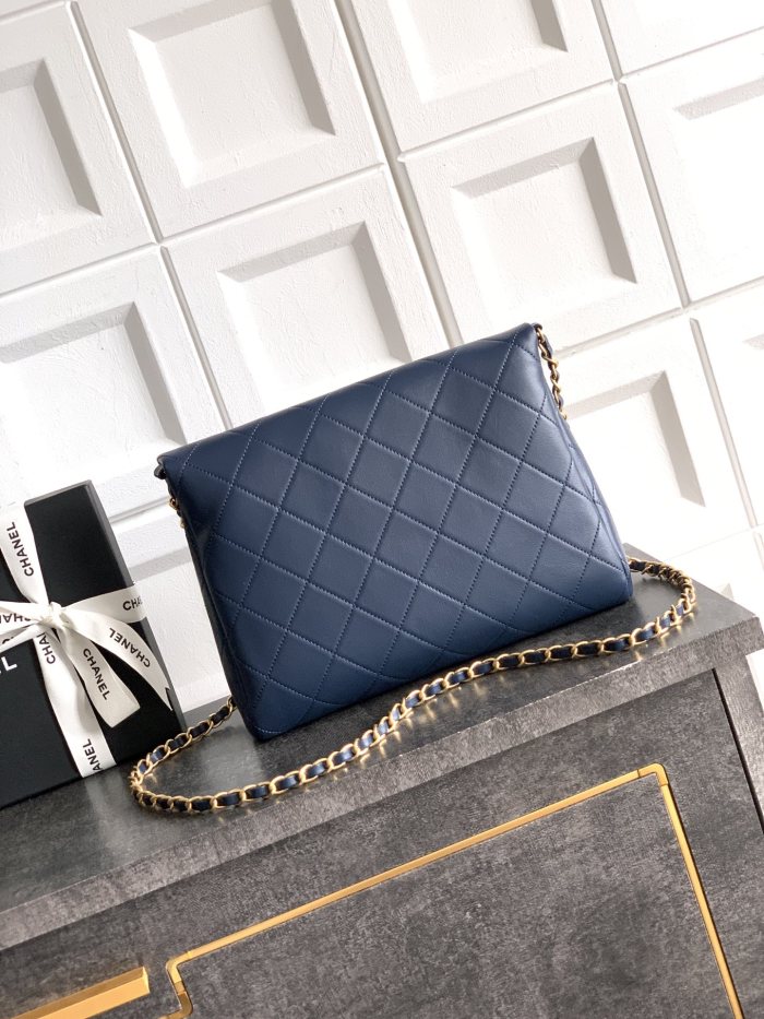 25K Large Shopping Bag with Chain Handle “28x20x6.5cm”-0301 =AS6360