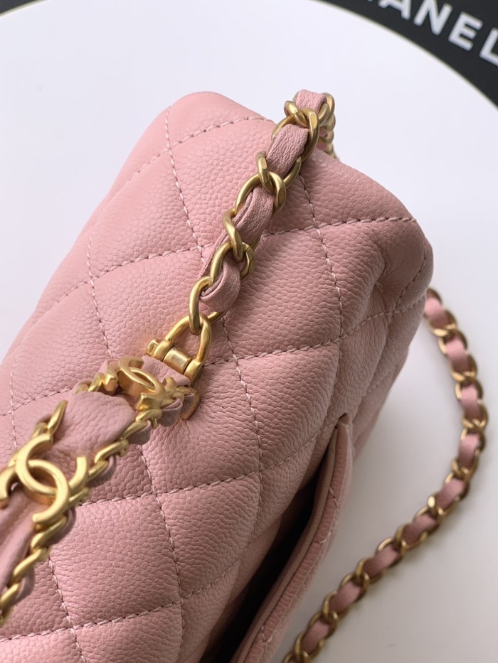 Mini Flap Bag with Top Handle “13.5x22.5x6cm”-037 =AS5145