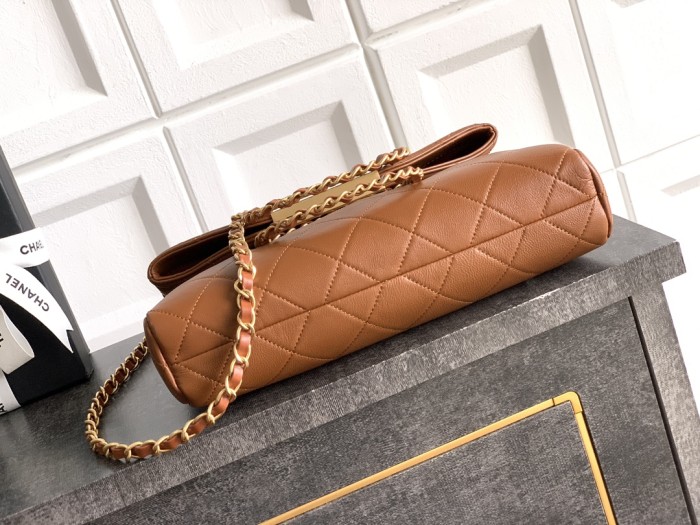 25K Large Chain Tote Bag “28x20x6.5cm”-0301 =AS5850