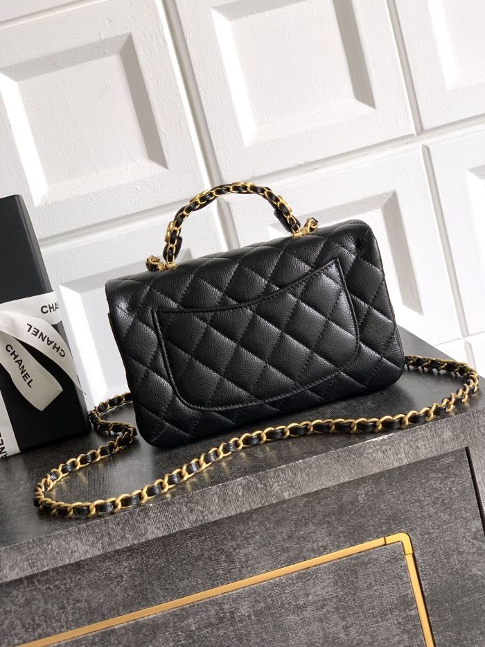 25B Medium Handle Flap Bag “12x19.5x6.5cm”-007 =AS5595
