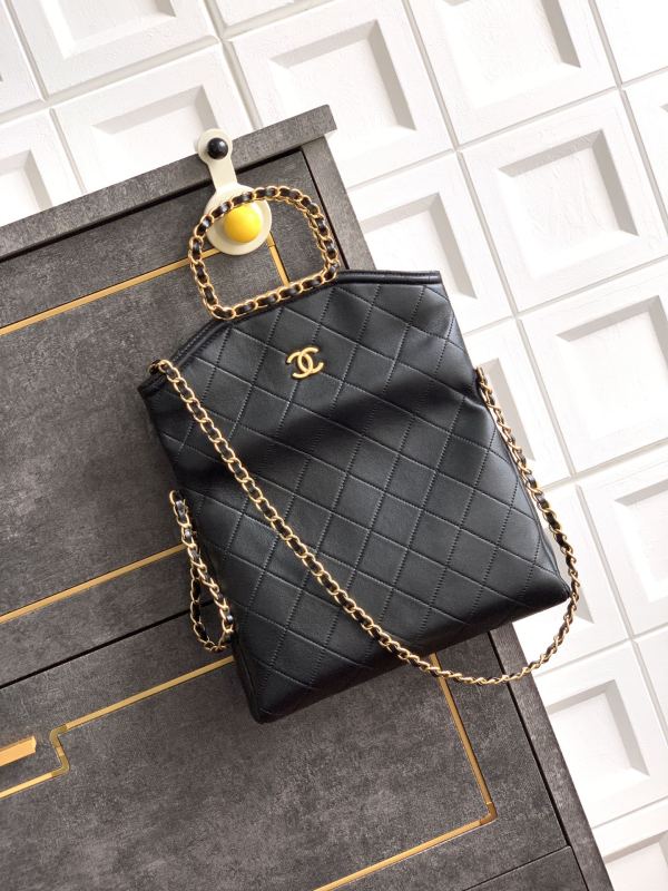 25K Large Shopping Bag with Chain Handle “28x20x6.5cm”-0301 =AS6360