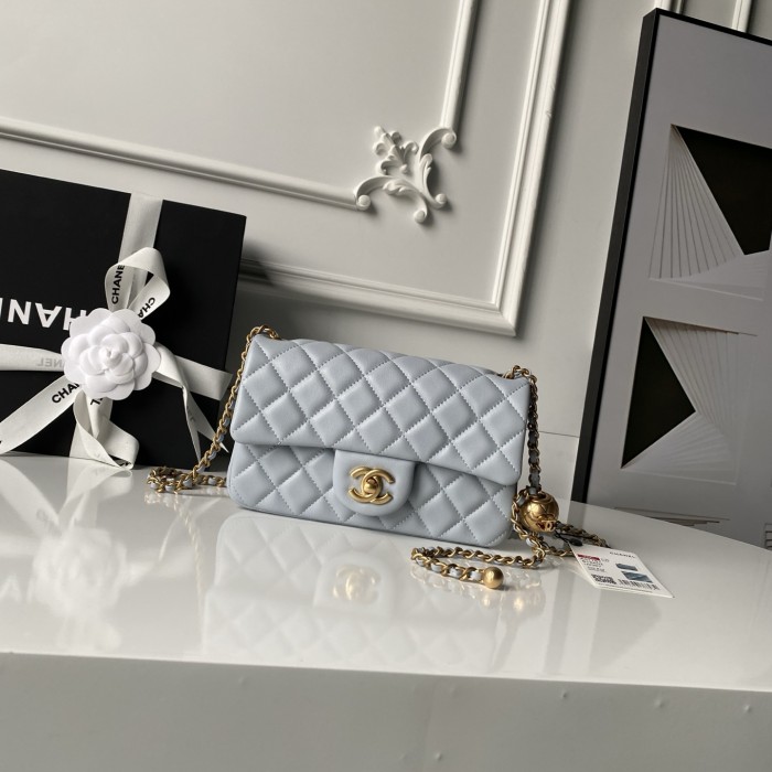 Pearl Crush Mini Rectangular Flap “20cm”-056 =AS1787
