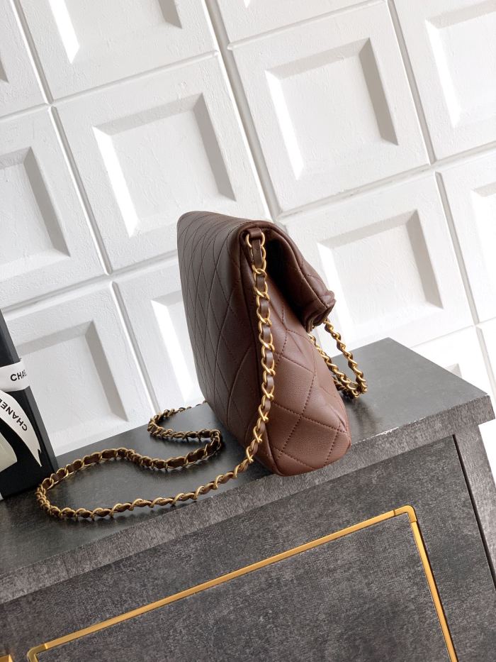 25K Large Shopping Bag with Chain Handle “28x20x6.5cm”-0301 =AS6360