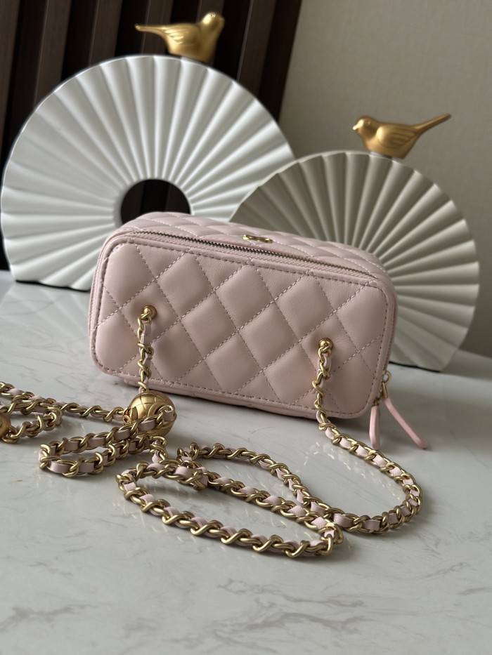 Pearl Crush Mini Vanity Bag “16x9.5x8cm”-006 =66015