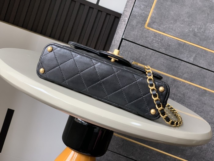 Mini Flap Bag with Top Handle “14x20x6cm”-007 =AS5145