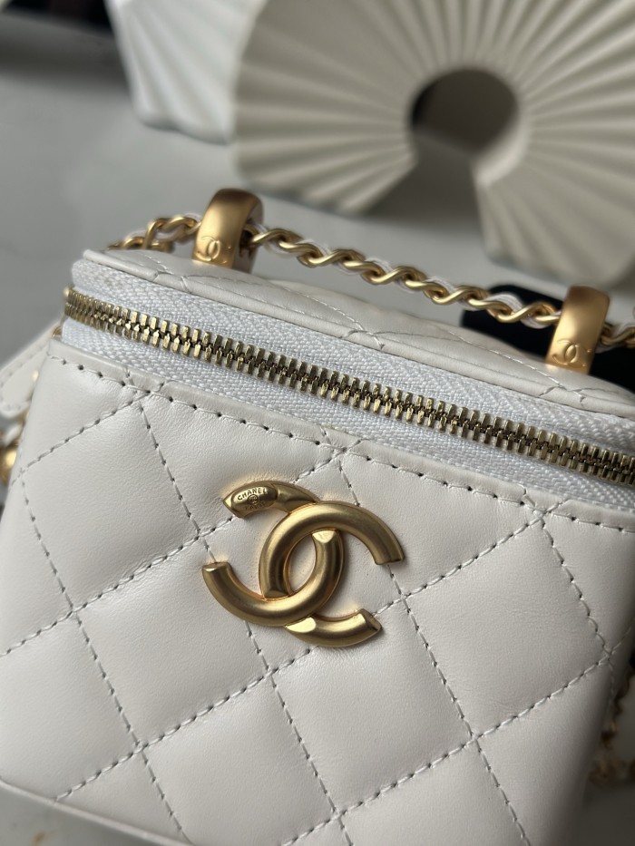 24C Mini Vanity Case with Double Pearl Crush “11cm”-085 =