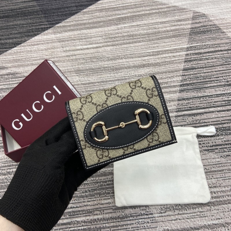 Horsebit 1955 GG Supreme Bi-fold Wallet “11*8.5*3CM” 002