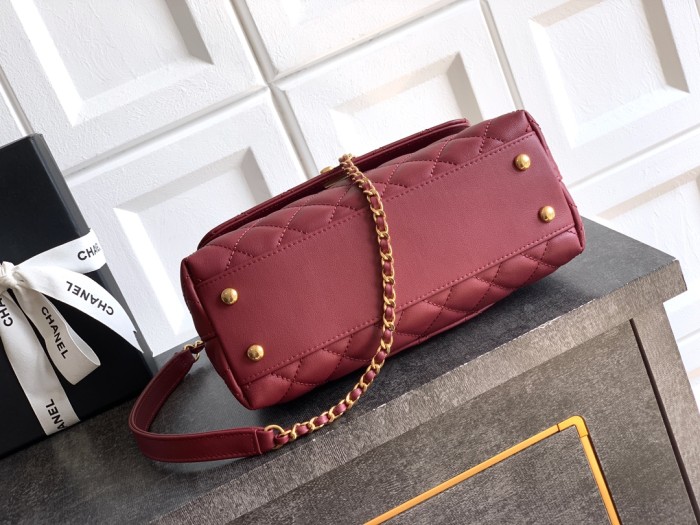 Medium Flap Bag with Top Handle “15x23x7cm”-028 =