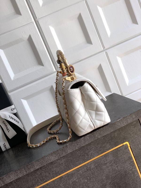 Medium Flap Bag with Top Handle “15x23x7cm”-028 =