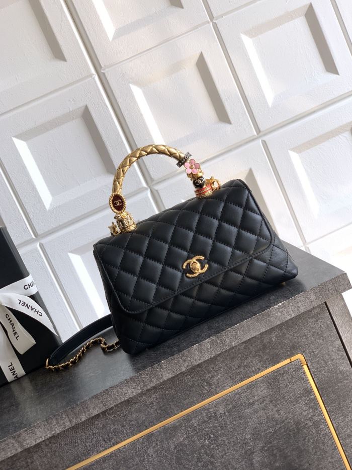 Medium Flap Bag with Top Handle “15x23x7cm”-028 =