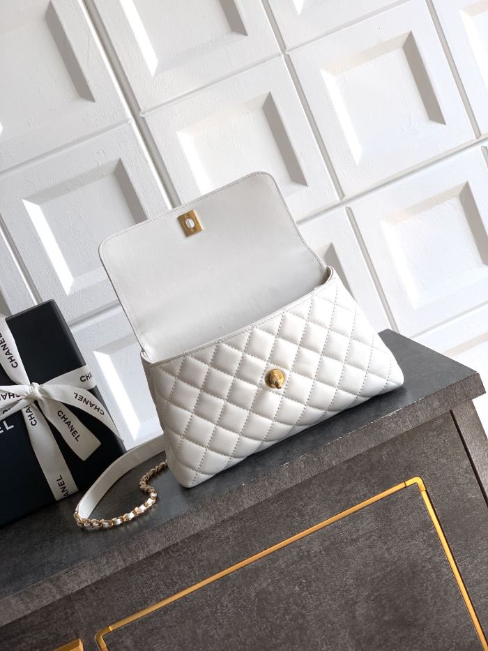 Medium Flap Bag with Top Handle “15x23x7cm”-028 =