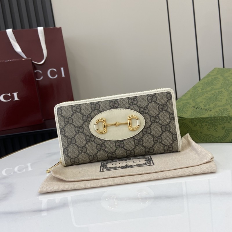Horsebit 1955 GG Supreme Zip Around Wallet “19*10*4CM” 042