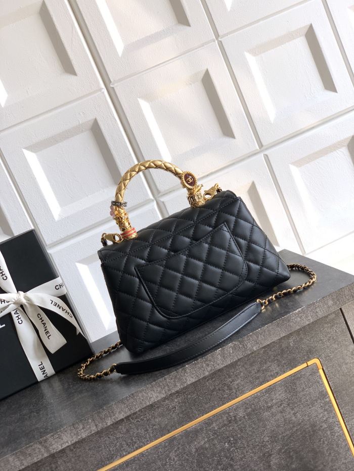 Medium Flap Bag with Top Handle “15x23x7cm”-028 =