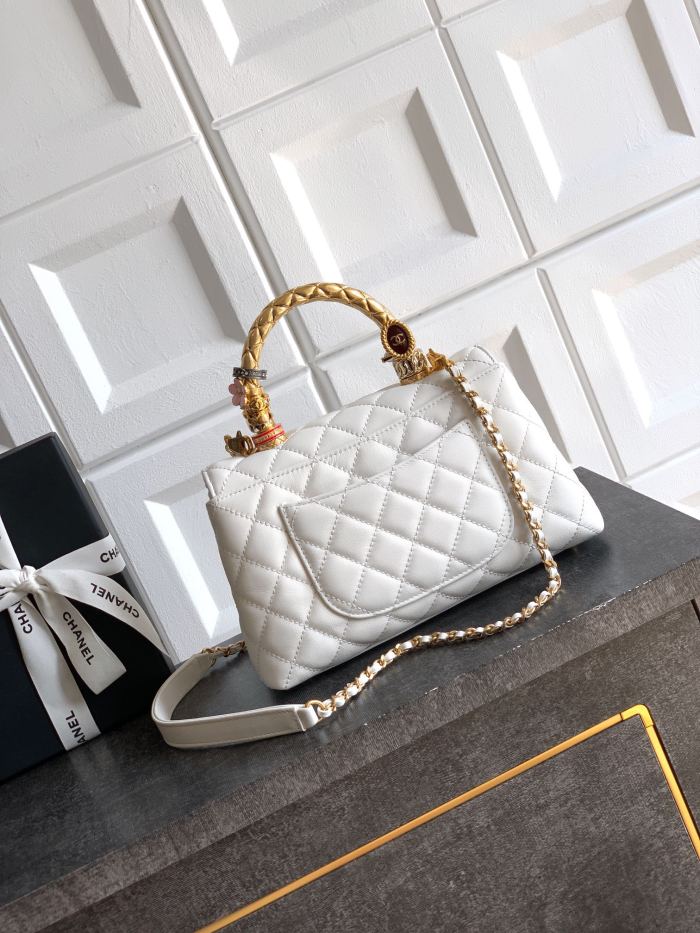 Medium Flap Bag with Top Handle “15x23x7cm”-028 =