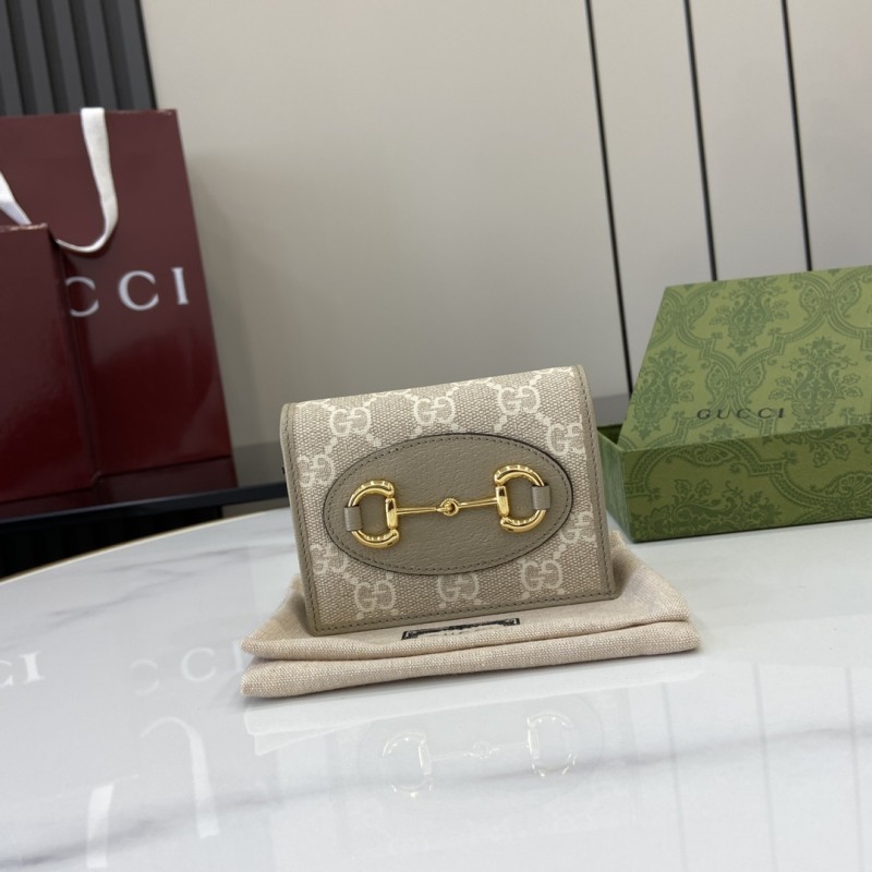 Horsebit 1955 GG Supreme Bi-fold Wallet “11*8.5*3CM” 091