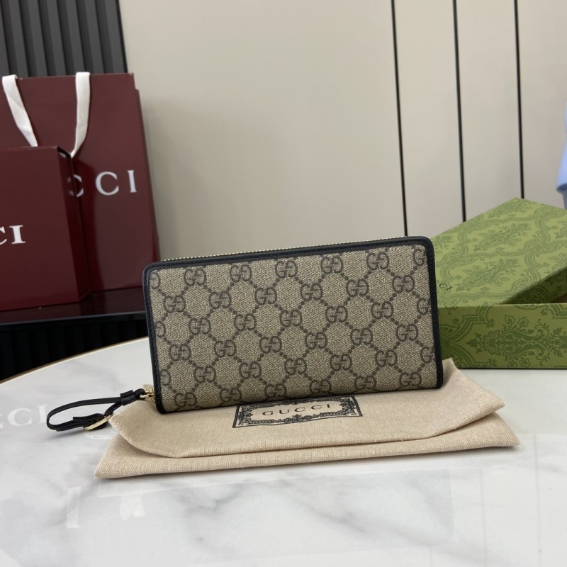 GG Emblem Zip Around Wallet “19*10.5*2.5CM” 042