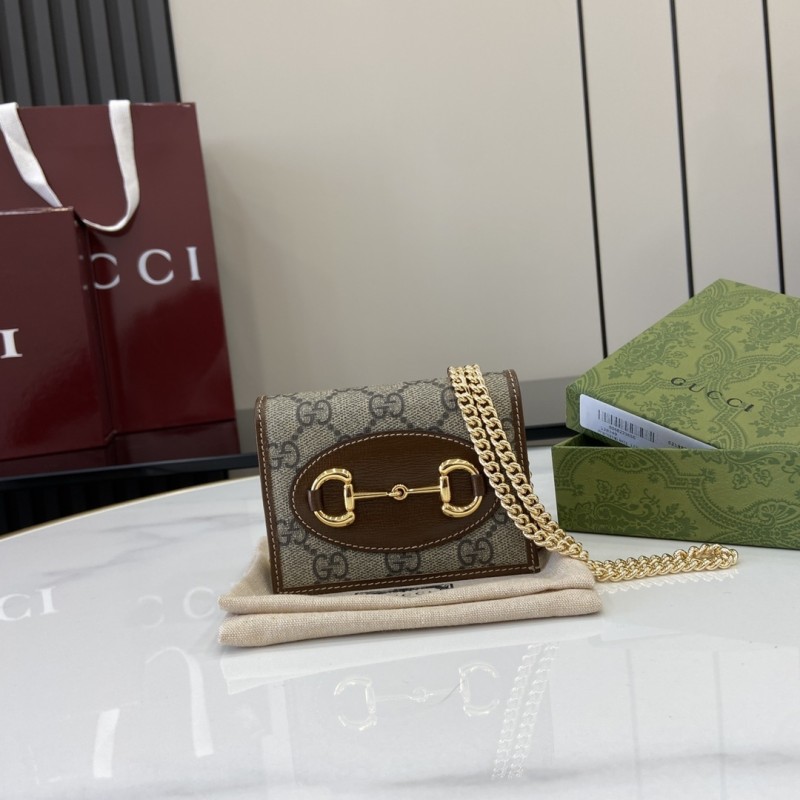 Horsebit 1955 Mini Wallet On Chain “11*8*3CM” 052