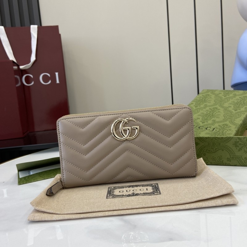 GG Marmont Zip Around Wallet “19*10.5*2CM” 062