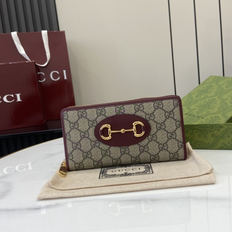 Horsebit 1955 GG Supreme Zip Around Wallet “19*10*4CM” 042